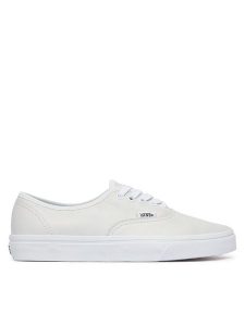 Vans Tenisówki Authentic VN000EGABPG1 Biały. Białe trampki Vans, bez wzorów, ze skóry, bez zapięcia. Za 399,99 zł.