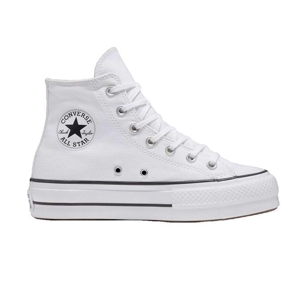 Buty Converse Chuck Taylor All Star Lift Platform Białe. Białe trampki Converse, bez wzorów, bez zapięcia. Za 400,15 zł.