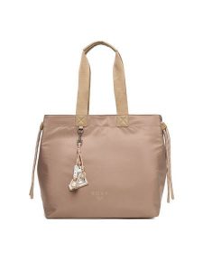 Roxy Torebka C-ROXY-M-004-08 Beżowy. Brązowe shopper bag Roxy, bez wzorów, z materiału, bez dodatków. Za 199,99 zł.