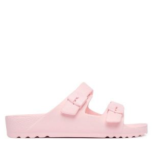 Klapki Scholl. Czerwone klapki Scholl, bez wzorów, bez obcasa. Za 184,99 zł.