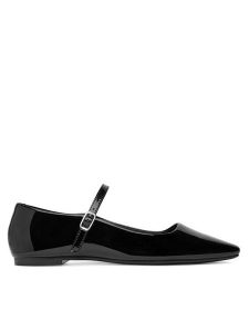 Gino Rossi Baleriny EMMY-V12 Czarny. Czarne balerinki Gino Rossi, bez wzorów, z lakierowanej skóry, bez obcasa, bez zapięcia. Za 269,99 zł.