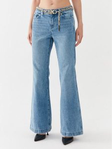 MICHAEL Michael Kors Jeansy MS39041FAU Niebieski Regular Fit. Niebieskie jeansy MICHAEL Michael Kors, bez wzorów, z bawełny. Za 669,99 zł.