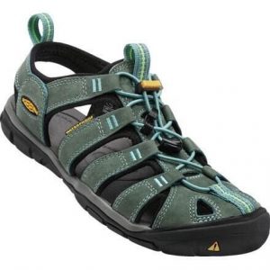 Buty do chodzenia damskie Keen Clearwater Leather Cnx. Niebieskie buty trekkingowe Keen, z materiału, bez zapięcia. Za 691,00 zł.