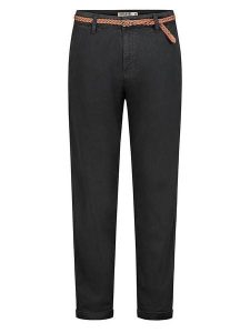 Sublevel Spodnie chino w kolorze czarnym rozmiar: XL. Czarne chinosy Sublevel, bez wzorów, ze skóry. Za 126,99 zł.