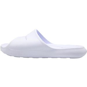 Klapki Nike Model Victori One Womens Kolor Biały. Białe klapki Nike, bez wzorów, z gumy, bez obcasa. Za 261,00 zł.