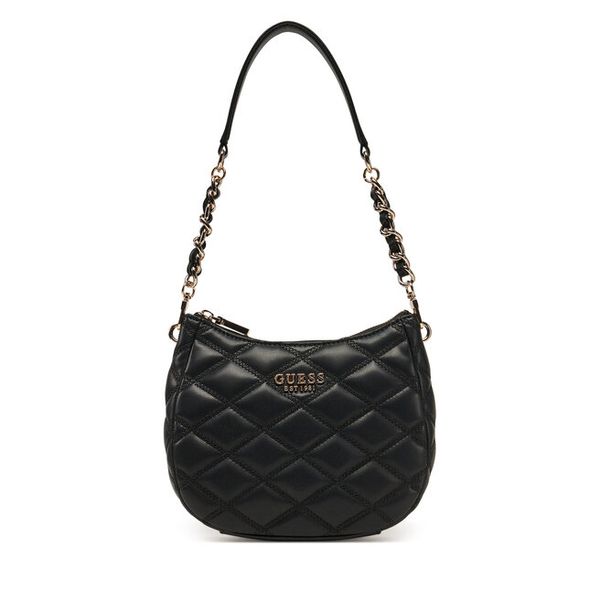 Torebka Guess. Czarne torebki klasyczne Guess, z aplikacjami, bez dodatków. Za 289,99 zł.