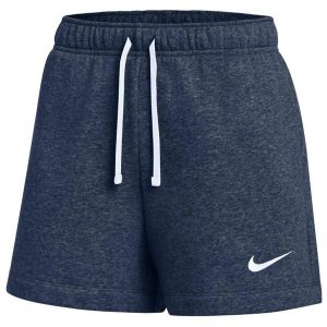 Spodenki krótkie damskie Nike Park 26 Fleece. Niebieskie szorty Nike, bez wzorów, z bawełny, sportowe. Za 141,99 zł.