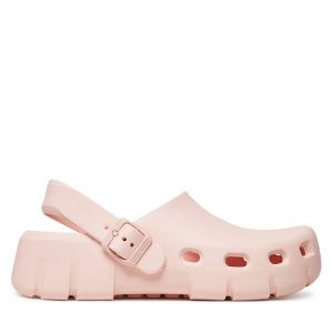 Klapki Birkenstock. Szare klapki Birkenstock, bez wzorów, bez obcasa. Za 492,99 zł.