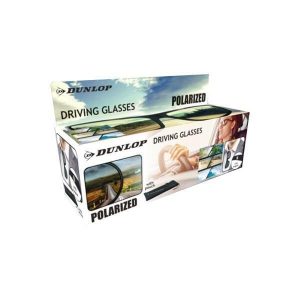 Okulary Dunlop z polaryzacją 130MM z etui. Czarne okulary przeciwsłoneczne DUNLOP. Za 16,98 zł.