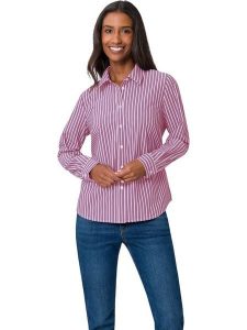 Heine Koszula w kolorze fioletowo-białym rozmiar: 46. Różowe koszule Heine, bez wzorów, bez kołnierzyka, bez ramiączek. Za 78,99 zł.