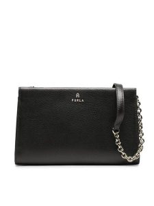 Furla Torebka Camelia WE00528-ARE000-O6000-1007 Czarny. Czarne torebki klasyczne Furla, bez wzorów, ze skóry, bez dodatków. Za 659,99 zł.