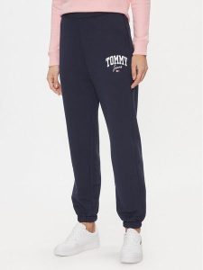 Tommy Jeans Spodnie dresowe DW0DW16379 Granatowy Relaxed Fit. Niebieskie spodnie dresowe Tommy Jeans, s, bez wzorów, z bawełny. Za 469,99 zł.