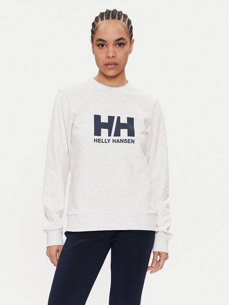Helly Hansen Bluza Logo 2.0 34462 Biały Regular Fit. Białe bluzy Helly Hansen, l, bez wzorów, z bawełny, bez kaptura. Za 189,99 zł.