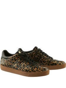 Högl Skórzane sneakersy "Cleo" w kolorze czarno-jasnobrązowym rozmiar: 42,5. Brązowe trampki HÖGL, bez wzorów, bez zapięcia. Za 378,54 zł.