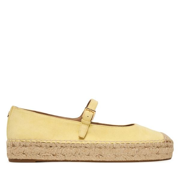 Espadryle LAUREN RALPH LAUREN. Żółte espadryle Lauren Ralph Lauren, bez wzorów, bez obcasa. Za 526,99 zł.