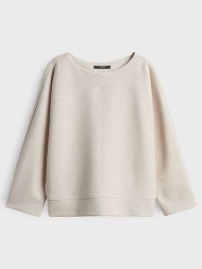 Someday Sweter w kolorze kremowym rozmiar: 40. Brązowe swetry oversize someday., bez wzorów, bez ramiączek. Za 174,43 zł.