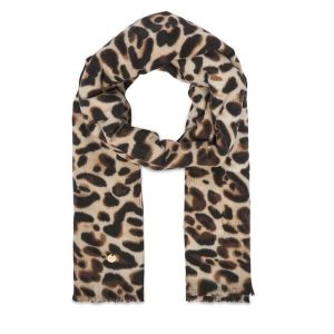 Szalik Guess. Brązowe szaliki Guess, z aplikacjami. Za 194,99 zł.