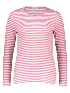 Maerz Muenchen Koszulka w kolorze jasnoróżowo-białym rozmiar: 46. Białe bluzki Maerz Muenchen, bez wzorów, bez kołnierzyka, bez ramiączek. Za 126,99 zł.