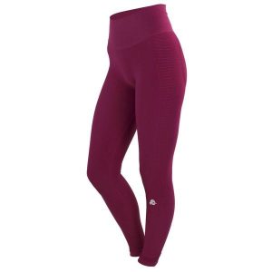 Legginsy damskie bezszwowe. Fioletowe legginsy GUGGEN MOUNTAIN, bez wzorów, z elastanu. W wyprzedaży za 197,76 zł.
