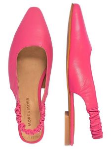 More & More Baleriny w kolorze różowym rozmiar: 40. Różowe balerinki More & More, bez wzorów, z materiału, bez obcasa, bez zapięcia. Za 134,22 zł.