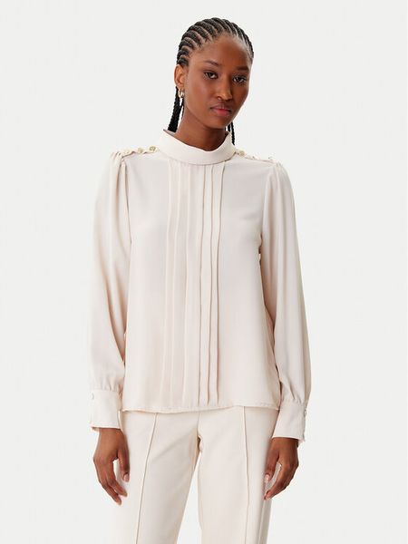 Artigli Bluzka ACBL003228 Écru Regular Fit. Bluzki Artigli, bez wzorów, z syntetyku, bez kołnierzyka, bez ramiączek. Za 279,99 zł.