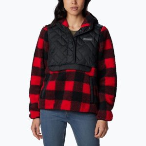 Bluza damska Columbia Sweet View Fleece Hooded. Czarne bluzy Columbia, bez wzorów, bez kaptura. Za 289,99 zł.