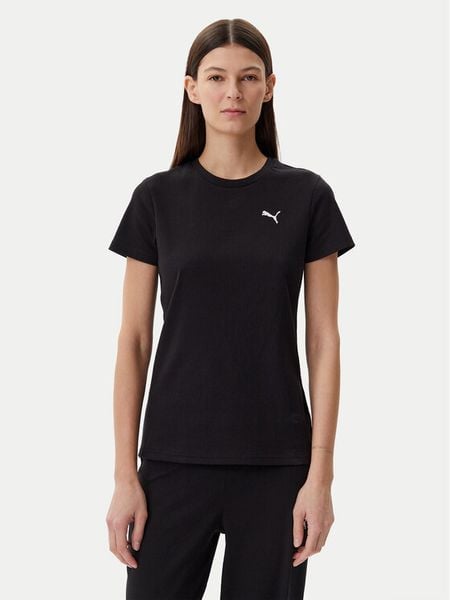 Puma T-Shirt Ess Elevated 685021 Czarny Slim Fit. Czarne t-shirty Puma, xs, bez wzorów, z syntetyku, bez kołnierzyka, bez ramiączek. Za 75,99 zł.