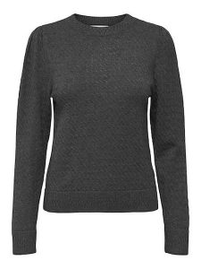 ONLY Sweter w kolorze szarym rozmiar: M. Szare swetry oversize ONLY, m, bez wzorów, ze splotem, bez ramiączek. Za 83,22 zł.