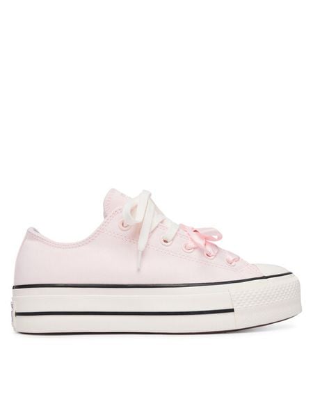 Converse Trampki Chuck Taylor All Star Peached Canvas A18916C Różowy. Czerwone trampki Converse, bez wzorów, z materiału, bez zapięcia. Za 318,99 zł.