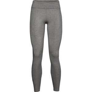 Legginsy Ze Znakiem Firmowym Dla Kobiet. Szare legginsy Under Armour, bez wzorów. Za 128,99 zł.