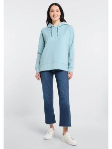 ELBSAND Bluza "Maika" w kolorze błękitnym rozmiar: M. Niebieskie bluzy ELBSAND, m, bez wzorów, z bawełny, z kapturem. Za 173,99 zł.