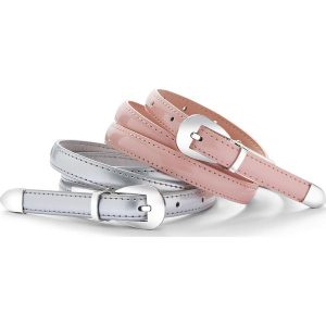 Pasek w metalicznym kolorze (2 szt.) bonprix stary róż + srebrny metaliczny. Paski marki bonprix. Za 27,98 zł.