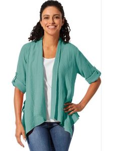 WITT WEIDEN Kardigan w kolorze turkusowym rozmiar: 38. Niebieskie kardigany WITT WEIDEN, z bawełny. Za 56,99 zł.