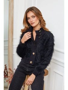 Joséfine Kardigan "Bandole" w kolorze czarnym rozmiar: L. Czarne kardigany Joséfine. Za 192,33 zł.