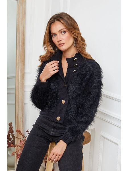 Joséfine Kardigan "Bandole" w kolorze czarnym rozmiar: L. Czarne kardigany Joséfine. Za 183,15 zł.