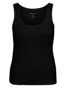 Les Lunes Top "Chloee" w kolorze czarnym rozmiar: XS. Czarne topy Les Lunes, s, bez wzorów, z wiskozy, klasyczne, bez kołnierzyka, bez ramiączek. Za 82,99 zł.