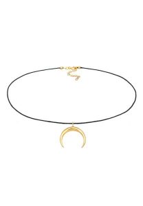 Elli Damski Choker zawieszka półksiężyc nylon ze srebra próby 925 Sterling Silver Naszyjniki 1 ct. Szare zawieszki Elli, srebrne. Za 223,99 zł.
