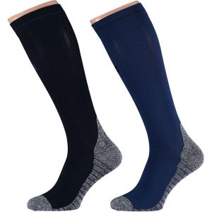 Skarpety kompresyjne do biegania Xtreme, 2 par, Multi Niebieski. Niebieskie skarpetki XTREME SOCKSWEAR, bez wzorów. Za 142,99 zł.