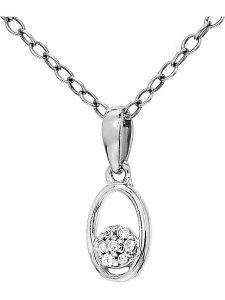 Vittoria Jewels Złota zawieszka z diamentami rozmiar: onesize. Szare zawieszki Vittoria Jewels, z diamentem, srebrne. Za 260,99 zł.