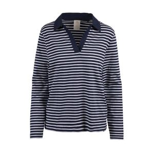 Trespass Brancine - Damski top na co dzień granatowy. Niebieskie topy Trespass, bez wzorów, sportowe, bez kołnierzyka, bez ramiączek. W wyprzedaży za 90,05 zł.