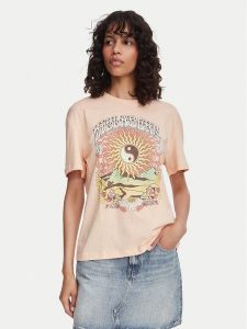 Billabong T-Shirt In The Balance EBJZT00420 Pomarańczowy Regular Fit. Brązowe t-shirty Billabong, s, bez wzorów, z bawełny, bez kołnierzyka, bez ramiączek. Za 139,99 zł.