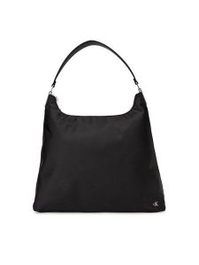 Calvin Klein Torebka LV04K3218G Czarny. Czarne torebki klasyczne Calvin Klein, bez wzorów, z materiału, bez dodatków. Za 429,99 zł.