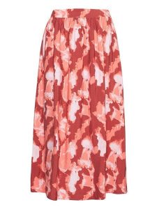 MOSS COPENHAGEN Spódnica "Magnella Ladonna" w kolorze czerwono-różowym rozmiar: L. Czerwone spódnice Moss Copenhagen, na imprezę, l, bez wzorów, z wiskozy, klasyczne, maxi. Za 132,05 zł.