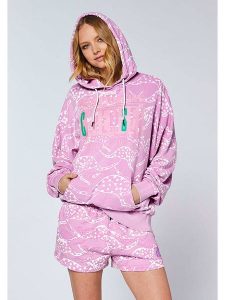 Chiemsee Bluza w kolorze jasnoróżowym rozmiar: XS. Różowe bluzy Chiemsee, xs, bez wzorów, z bawełny, z kapturem. Za 179,95 zł.