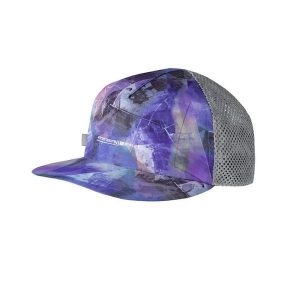 Czapka z daszkiem składana Buff Pack Trucker Cap. Niebieskie czapki Buff, bez wzorów, z bawełny, klasyczne. Za 71,00 zł.
