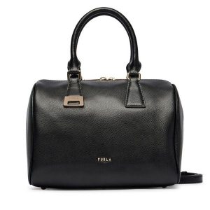 Torebka Furla. Czarne kuferki Furla, bez wzorów, bez dodatków. Za 1 709,00 zł.