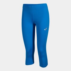Legginsy do biegania damskie Joma Record III 3/4. Niebieskie legginsy JOMA, bez wzorów. Za 269,50 zł.