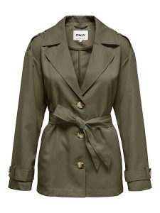 ONLY Kurtka przejściowa w kolorze khaki rozmiar: XS. Brązowe kurtki ONLY, xs, bez wzorów, z tkaniny, bez kaptura. Za 118,56 zł.