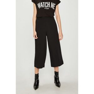 Answear - Spodnie Watch Me. Spodnie z wysokim stanem marki ANSWEAR. W wyprzedaży za 69,90 zł.