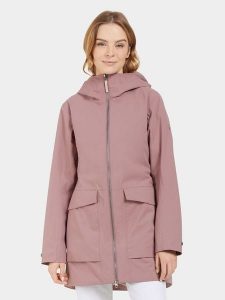 Didriksons Parka "Folka" w kolorze jasnoróżowym rozmiar: 38. Różowe płaszcze Didriksons, m, bez wzorów, bez kaptura. Za 414,95 zł.